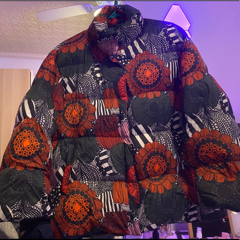 Maramekko x Uniqlo collab puffer jacket